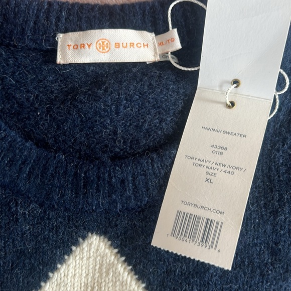NWT Tory Burch Sweater. Size XL - Picture 2 of 3